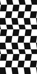 Fototapete - Checkers pattern diagonal in both directions. Vector racing or checkers pattern. Seamless illustration.
