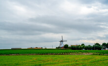 Old Windmill In West Flanders, Belgium
