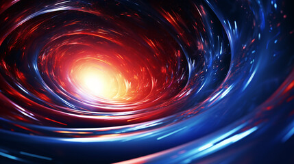 Wall Mural - swirling beam rotation: vibrant looping background & abstract wallpaper design
