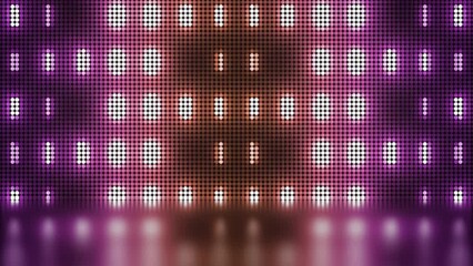 Wall Mural - Title: This stock motion graphic video of 4K Colored Led Scene with gentle overlapping curves on seamless loops
