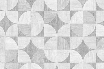 Poster - geometric white gray wooden pattern as background, template, page or web banner