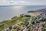 Fototapeta Krajobraz - Krynica Morska z drona