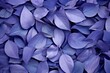 Artistic arrangement of periwinkle leaves in a seamless closeup. Top view with copy space, perfect as a wallpaper. Generative AI