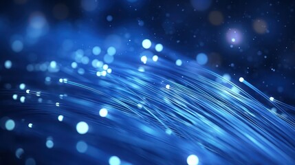 Fiber Optics Light, Holiday, Communication, Technology, Optical Lighting, Bokeh

