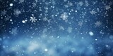 Fototapeta  - christmas snowy winter snowflakes falling background cinematic