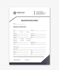 Vector vector admission form illustration of application form registration form