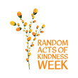 Vector illustration on the theme of Random Acts of Kindness Week