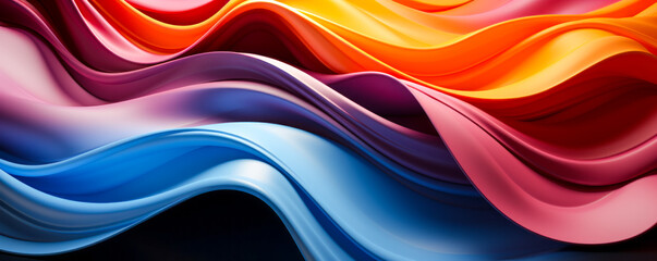 Poster - Eye-Catching Modern Digital 3D Background Plus Copy Space