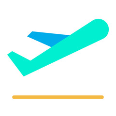 Sticker - Flat Flight Departure icon