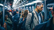 © bmf-foto.de - people on public transport on the way to or from work