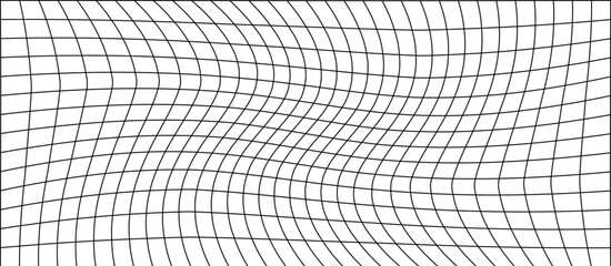 Net flying waving. Texture wave textile. Fabric square cells sea wind. Vector illustration rolling hills. Flag windy stream flow. Network structure surface checkered background sport lines border.