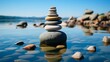 © ProVector - Abstract concept of mindfulness and slow living. Generative AI
