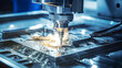 Metalworking CNC milling machine Cutting metal