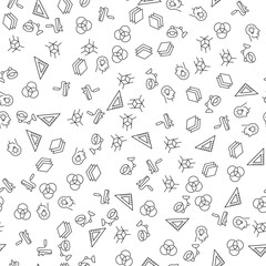 Poster - Paint Roller, Table Lamp, Liner, Idea Vector Seamless Pattern for websites, wrapping, printing backgrounds and other purposes