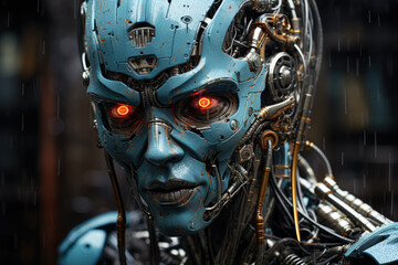 Poster - Robotics revolutionizing manufacturing and assembly processes. Generative Ai.