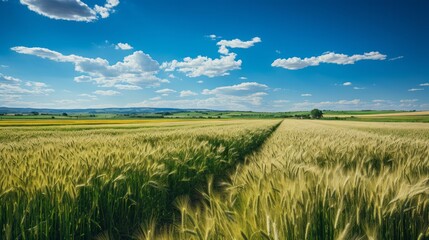 There are several large metal silos in the field made. Generative AI