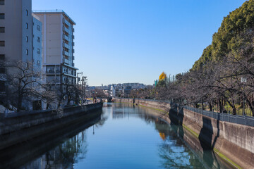 大岡川（神奈川県横浜市南区）