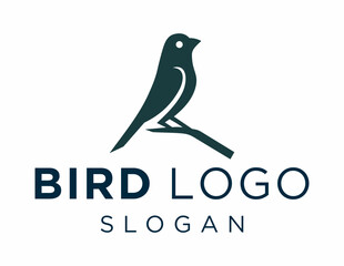 Wall Mural - Logo about Bird on a white background. created using the CorelDraw application.