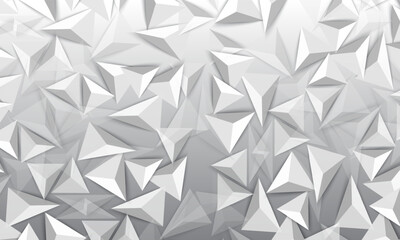 Wall Mural - Gradient Triangle design background vector. Triangle geometric background vector