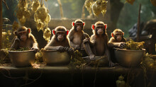 Monkey Photo Illustration