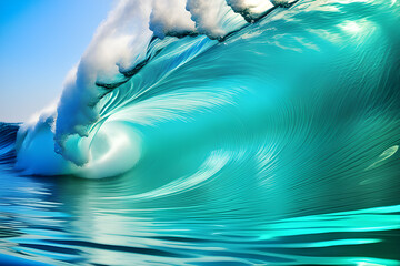 Wall Mural - big wave 01
