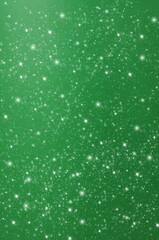 Wall Mural - Abstract green sparkle background template with copy space.Christmas blur glitter bokeh festive backdrop.