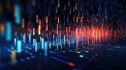 Abstract technology background. Colorful glowing tech backgrounds.