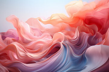Poster - A clean, modern digital background with a soft pastel palette. 