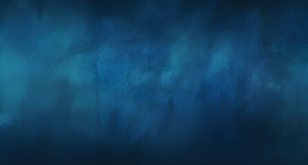 Wall Mural - Very Dark Blue, Midnight Blue and Black Colored Vintage Abstract Painted Background With Space for Text or Image. Can Be Used as Header or Banner.