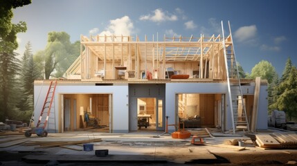 Poster - Constructing a new house from scratch