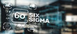 © Funtap - Six Sigma. Innovation technology concept. Universal background