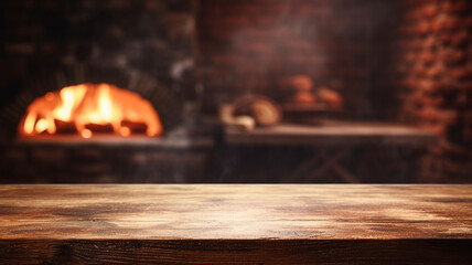 Pizza oven background