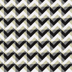 Wall Mural - Zig zag seamless pattern.Wavy chevron geometric abstract background.Vector illustration.