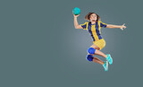female handball player