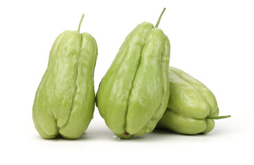 Wall Mural - Chayote isolated on white background