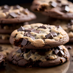 Canvas Print - chocolate chip cookies