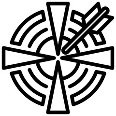 Poster - Accuracy Outline Icon
