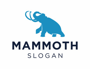 Wall Mural - Logo design about Mammoth on a white background. made using the CorelDraw application.