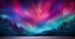A gradient background inspired by the mesmerizing colors of the Northern Lights, also known as the Aurora Borealis that is frequently used in creative projects to evoke a sense of wonder and magic