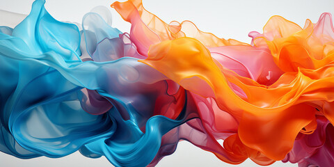 Poster - Abstract colorful Graphic motion on background, creative waves of gradient color smoke and liquid