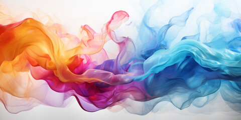 Wall Mural - Abstract colorful Graphic motion on background, creative waves of gradient color smoke and liquid