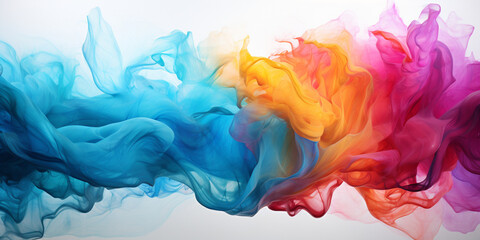 Poster - Abstract colorful Graphic motion on background, creative waves of gradient color smoke and liquid