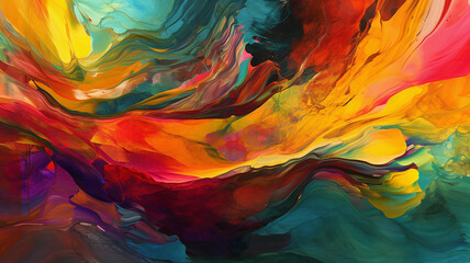 Wall Mural - Abstract  Colors Background | AI Generate