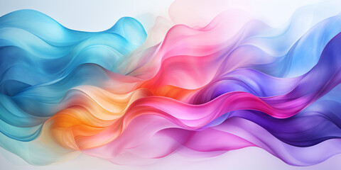 Poster - Abstract colorful Graphic motion on background, creative waves of gradient color smoke and liquid