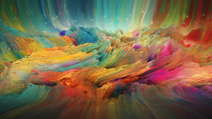 Wall Mural - Abstract  Colors | AI Generate