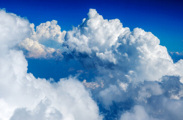 Wall Mural - white cloud in the blue sky