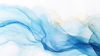 Wall Mural - Abstract watercolor background in pastel blue colors