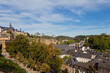 Panoramic view of Luxembourg City, Capital of Luxembourg