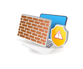 Poster - Virus malware security wall