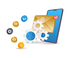 Poster - Smartphone email application network